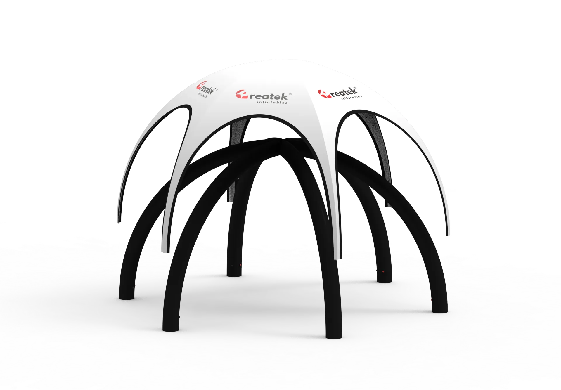 Pneumatický reklamný spider stan 5 m s potlačou