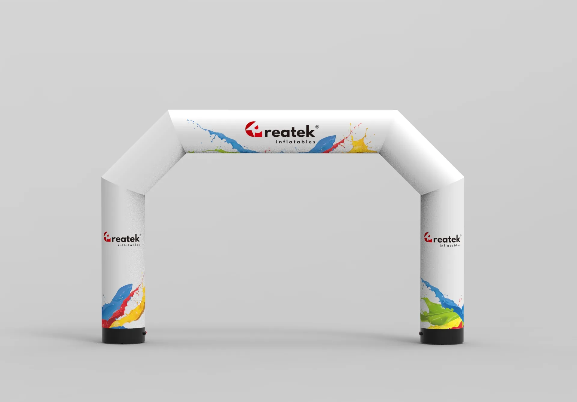 Reklamná hexagonálna brána s potlačou