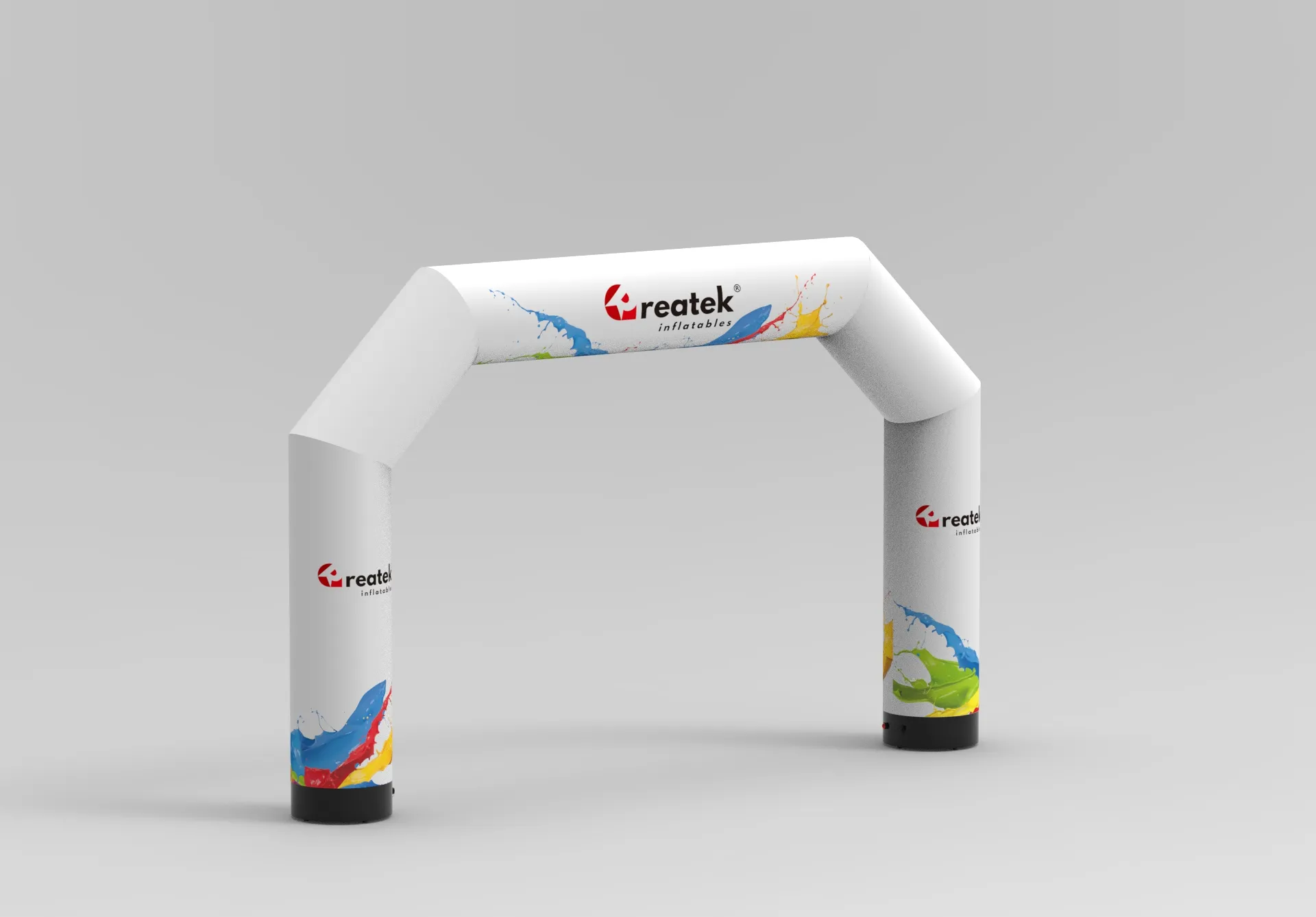 Reklamná hexagonálna brána s potlačou