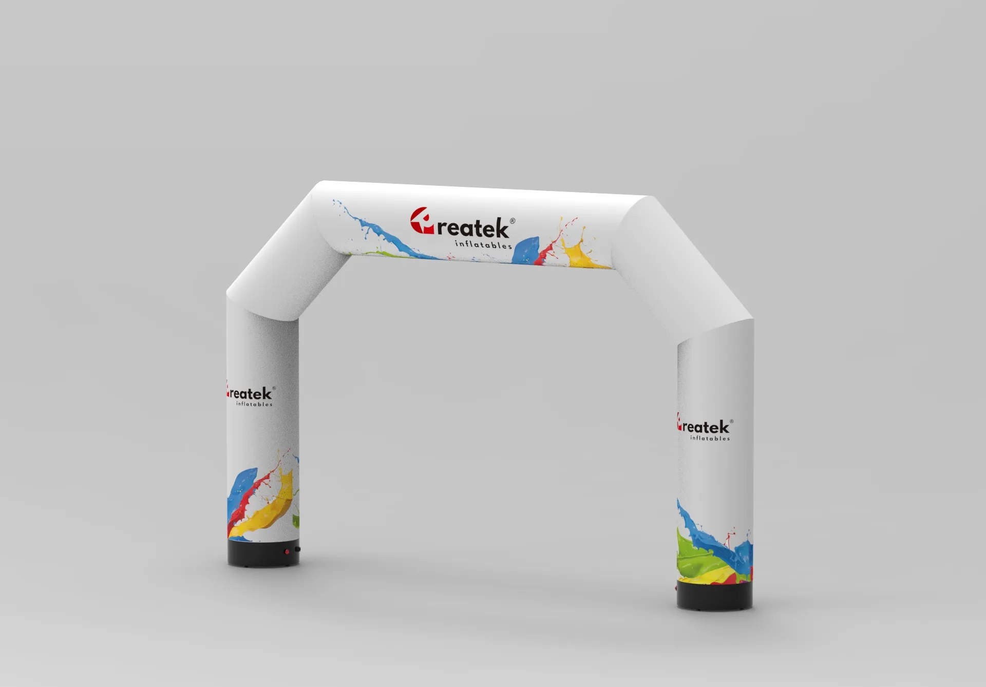 Reklamná hexagonálna brána s potlačou