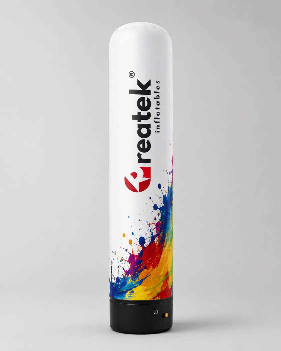 Pneumatický reklamný stĺp s potlačou